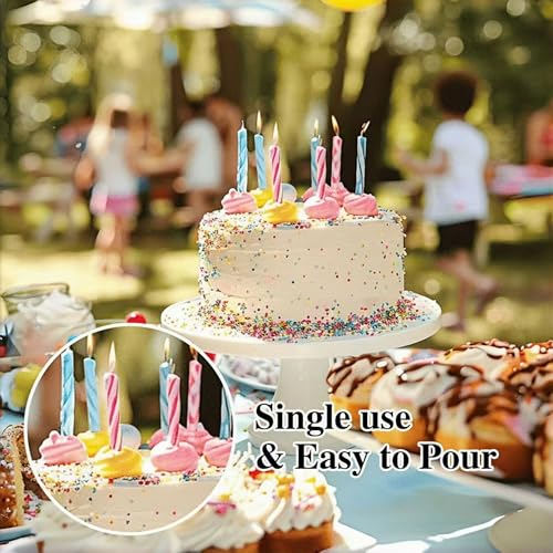 Reusable Stainless Steel Number Candle Holder Set for Birthday Cakes