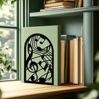 Musical Metal Book Ends Non-Skid Black Unique Bookend Decorative Heavy Book Ends for Shelves Heavy Duty Study Book Support Stoppers for Desk Musical Note 7x4.7x3.5 inch 1 Pairs/2 Pcs - style: Musical Note