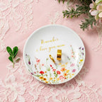 Crisky Jewelry Ring Dish for Mom Birthday Gifts Thinking of You Gift for Mother's Day Gift from Daughter Son for Easter Thanksgiving Christmas Valentine Gift Ideas (I Love You Mom) Thrinket Tray - style: Mom I Love You