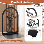 3 Pair Decorative Book Ends for Shelves, Metal Bookends, Heavy Duty Non-Slip Book Stopper for Heavy Books, Shelf Holder Supports for Home Office