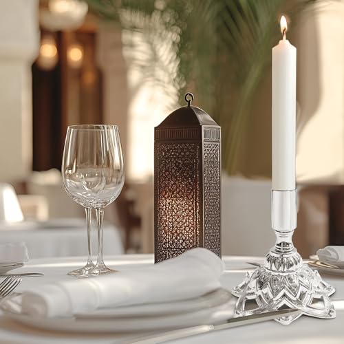 Candlestick Holders,Taper Candle Holder for Candlesticks Silver Plated Candle Metal Stick Candle Holders for Fireplace,Party, Dining,Wedding Decor,Fits 3/4 inch Thick Candle(Set of 6Pcs) - color: Silver, size: 3 set (6 pcs)