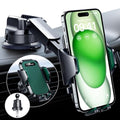 VANMASS [True Military-Grade] Car Phone Holder [Strongest Suction & Clip] Cell Phone Mount for Dashboard Windshield Vent Truck Accessories Cradle Dash Stand for iPhone 15 14 13 12 Android,Green - color: Green