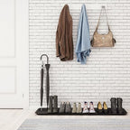 Matace 1 Pack Rubber Extra Large Shoe Tray for Entryway,Long Boot Tray,Slim Boot Mat for Indoor and Outdoor Use,16x55 in, Rectangular (Pack of 1) - size: 55" x 16" x 1.2"