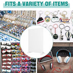 EVERHANGER Metal Pegboard Display Stand, Freestanding Tabletop Pegboard Display for Craft Shows & Fairs, 12"X16", 4pcs White - color: White, size: 4pack 12"X16"