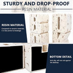 Book Ends Decorative, Book Design, Modern Bookends for Shelves, Non-Skid Heavy Duty Resin Book Stopper for Books, Resin, 1Pair