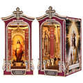 Book Nook Kit, Simple Booknook Bookend, Miniature Dollhouse House Kit for Beginner, DIY 3D Puzzle Model with LED Light and Dust Cover - Jesus Christ Church Cathedral - style: Cathedral
