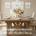 Luxury Floral Arrangement with Vase - Pampas Grass & Artificial Flowers for Kitchen Island, High End Centerpiece Decor, Coffee Table & Dining Table, Farmhouse Boho Home Decor with Dried Flowers - size: high end bouquet in vase