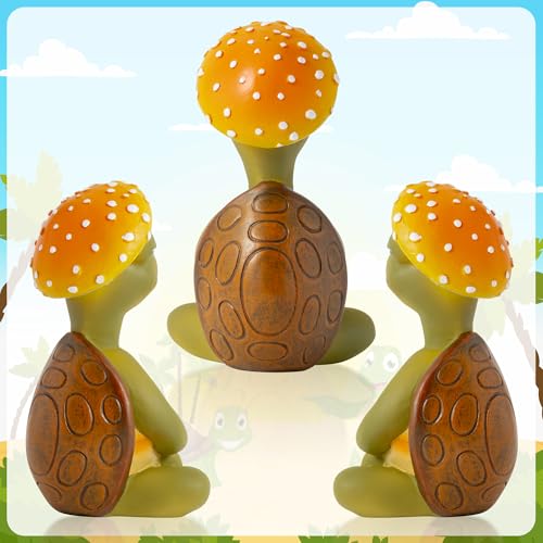 Meditation Turtle Resin Statue - Yoga Meditation Turtle Statue for Desk Living Room Resin Figurine for Home Patio Office Decoration Cute Plant Statues for Tabletop Garden Backyard Decor - style: Turtle