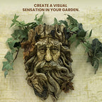 Bits and Pieces - 'Old Man' Tree Hanging Planter - Yard Decorations - Whimsical Tree Sculpture - Indoor/Outdoor Decoration - Garden Peeker Yard Art