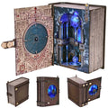 MiniCity Book Nook Kit with LED Light, Miniature House Kit for Birthday, 3D Wooden Bookends Puzzle, Bookshelf Decor for Adults, Teens, Beginners (Circle of Magic) - style: Circle of Magic