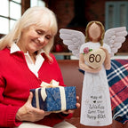 60th Birthday Gifts for Women, Gifts for 60th Birthday Women, Sculpted Hand-Painted Figurine - style: 60th Birthday Gifts