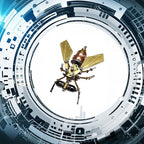 3D Metal Model Kits Puzzle for Adults, Steampunk Electric Mechanical, Assembly DIY Gift Craft Hobby for Men Christmas Decorations Insect Brass Puzzle (Fly) - style: Fly