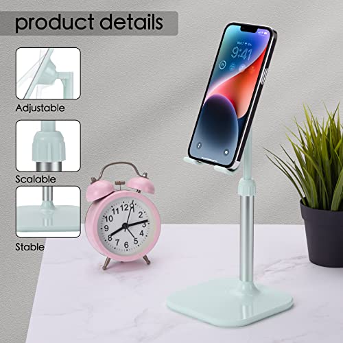 Doboli Cell Phone Stand, Phone Stand for Desk, Phone Holder Stand Compatible with iPhone and All Mobile Phones Tablet, Gifts for Adults Women Men Mom Wife, Turquoise - color: Turquoise