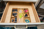Lipper International 823 Bamboo Wood 3-Compartment Organizer Tray, 11 5/8" x 4 1/8" x 1 3/4" (Pack of 6) - color: Bamboo Wood, size: 3-Compartment (Pack of 6)