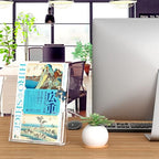 NIUBEE Acrylic Brochure Holder 8.5 x 11 inches 2 Pack, Clear Acrylic Literature Holder Plastic Flyer Display Stand, Acrylic Countertop Organizer for Magazine, Pamphlet, Booklets, Menu, Journals - size: 8.5" x 11", style: 2 Pack
