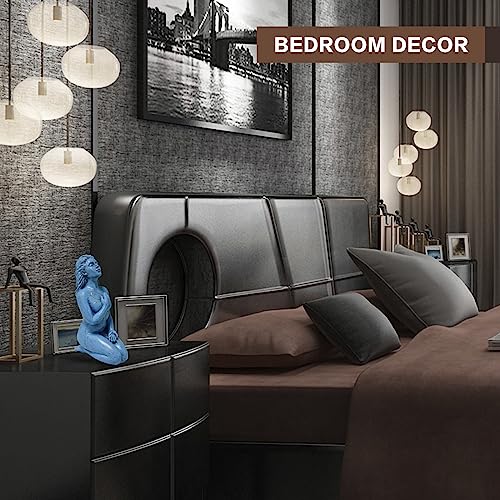 Reading Lady Statue, Decorative Female Figurine Thinker Aesthetic Sculpture, Bookshelf Desk Home Living Room Bedroom Modern Abstract Decor (Self Love) - style: Self Love