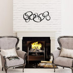 Pigort Metal Abstract Wall Art Black Minimalist Décor Line Art Wall Décor, 3D Textured Wall Sculptures, for Living Room Bedroom Bathroom Office Set of 3