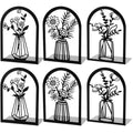 3 Pair Decorative Book Ends for Shelves, Metal Bookends, Heavy Duty Non-Slip Book Stopper for Heavy Books, Shelf Holder Supports for Home Office