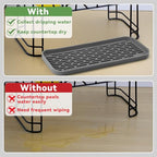 Drip Tray for Drink Dispenser, 1 Pack Gray Reusable Drip Pan for DD&HAPP Glass Drink Dispenser - color: Gray 1 Pack