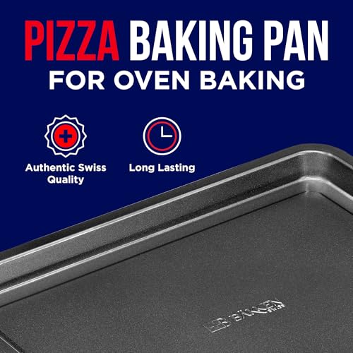 Bakken Swiss Air Fryer Tray, 2 in 1 Nonstick Crisper Air Fry Basket w/Elevated Mesh Great for Oven, Dishwasher Safe – Ceramic Coating PTFE/PFOA/PFOS FREE Extra-large (9.5"x13", Gray) - color: Gray, size: 9.5" x 13"