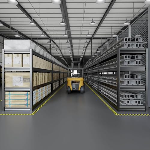 67" W Garage Shelving Heavy Duty, 36" D Garage Shelves, 68" H Adjustable Storage Shelving Unit, Commercial Metal Shelves for Warehouse, Basement, Shop, 67" W x 36" D x 68" H - size: 68"Wx36"Dx68"H | 4 Tier