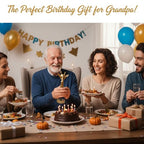 Grandpa Gifts from Grandkids, Exquisite Handmade Giraffe Grandpa Birthday Gifts from Granddaughter Grandson Funny Home Decor, Great Grandfather Grandparents Present for Father's Day - style: TO MY GRANDPA