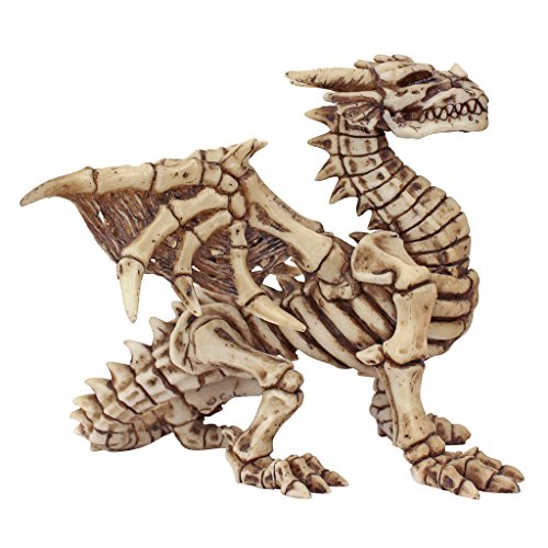 Design Toscano Corpus Crux Gothic Dragon Skeleton Statue - style: Gothic Dragon Skeleton