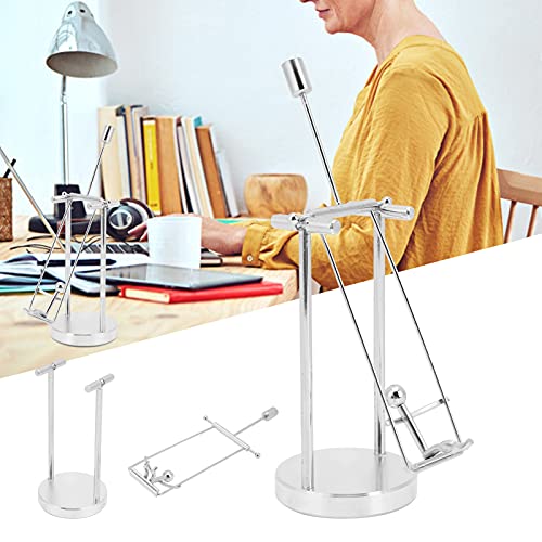 Perpetual Motion Desk Toy Noiseless Swinging Desk Sculpture Relaxing Motion Ornament Elegant Desktop Stress Reliever for Desktop Decorations
