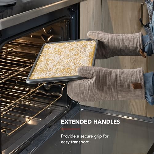 KitchenAid Premium Aluminized Steel Baking Sheet, Nonstick, 10x15 Inch, Contour Silver - color: Contour Silver, size: 10 x 15 Inch
