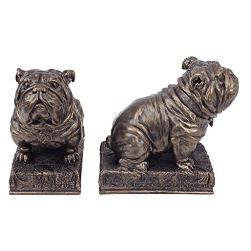 Design Toscano Bulldog Mascot Bookends