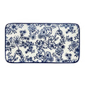 Pfaltzgraff Gabriela Blue Floral Rectangle Platter, 14.75 Inch (Pack of 6) - size: 14.75 Inch (Pack of 6)