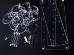 3-Tier Watch Display Stand Organizer, 24 Piece Jewelry Holder Rack Watch Display Holder Watch Display Rack -Clear Acrylic