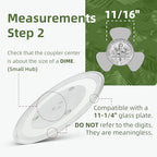 11.25" Microwave Plate Replacement for 3517203500 3517203510 Magic Chef MCO160 Series Compatible with Sharp Microwave Plate R318 R331 Series Frigidaire 5304481353 and 11 1/4 inch Daewoo Glass Plate - size: 11.25" Small Coupler Hole