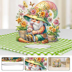 5D Tabletop Diamond Art Painting Kit Ornament, Stand Up Special Shaped Crystal Diamond Art Desktop Kits for Adults Craft Gift - Gardening Gnome (Yellow) - color: Gardening Gnome