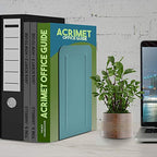 Acrimet Metal Bookends, Jumbo Size 9" H x 4" W x 4-1/2" D, Non-Skid Book Stand for Shelves, Heavy Duty Book Stopper, Green, 1 Pair - color: Green