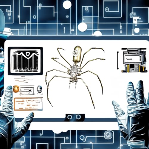 Steampunk Spider Metal Model Kit for Adults – DIY Mechanical Insect Sculpture with Brass Gear Details, 3D Retro Industrial Art Puzzle Craft for Home Office Decoration & Collectors Gift (Frons Spider) - style: Frons Spider