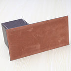 KINGFOM PU Leather Desk Organizer and Accessories, Pencil Holder for Desk with Business Cards Stand, School Office Supplies Collection Caddy Brown - color: Brown