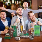 Vercraft 11 Pcs Football Table Decorations Football Tiered Tray Decor Centerpiece Decorative Wood Books Table Top Decor Tailgates Tackles Touchdowns Wooden Sign for Home Party Supplies - style: Football