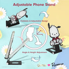 Sonix x Sanrio Character Phone Stand | Adjustable Cell Phone Holder, Desk Stand, Dock | Pochacco - color: Pochacco