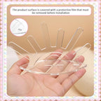 Acrylic Ring Holder, 6 Rod Ring Display Clear Rings Display Stand, Jewelry Organizer for Women Multiple Rings Storage