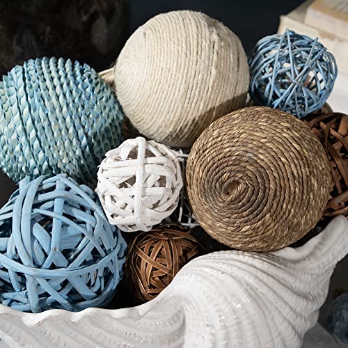 ANDALUCA Decorative Vase Filler Bag with Orbs, Balls (Aqua Blue) - color: Aqua Blue