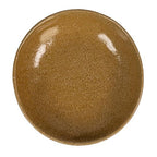Creative Co-Op Stoneware Footed Pedestal/Bowl with Handles, Reactive Glaze, Taupe - color: Taupe, size: 8.0" Round x 3.75" Tall