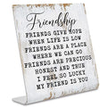 Friendship Signs for Women Friends, Friend Birthday Gift Ideas Office Gifts for Friends Sisters Coworkers Decorations On Shelf Table Desk for Living Room Bedroom Home Office dksg11 - style: Friendship Gift