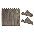 Ikee Design Set of 2 Wood Necklace Jewelry Display Stand for 8 Necklaces, Necklace Display Holder Organizer, Coffee Color - color: Coffee