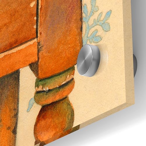 Epic Art 'Bookends' by Marvindale Acrylic Glass Wall Art, 36" x 36" - size: 36L" x 36W"