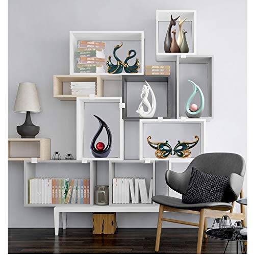Bookshelf Desktop Decor Healing Creative Objects Home Nordic Cute Jewelry Wine Cabinet Living Room Study Desktop Bedroom Light Luxury Furnishings Holder Desktop Offic Decor (Color : C)