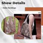 DGAZ Designer Shoulder Bags for Women, Luxury Tote Bag with Zipper, Large Shoulder Hobo Bags - color: Leopard a
