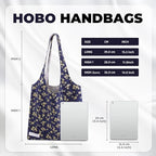 DGAZ Designer Shoulder Bags for Women, Luxury Tote Bag with Zipper, Large Shoulder Hobo Bags - color: Sakura