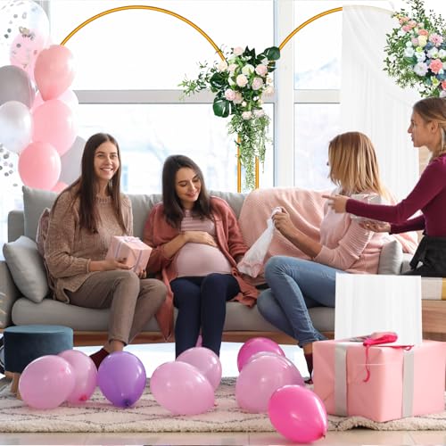 7.2 FT Arch Backdrop Stand, Balloon Arch Stand, Metal Background Arch Stand, Backdrop Arch Frame, Wedding Arch for Backdrop - size: 7.2 FT (1 Pack)