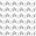 Jeffbaubl 30 PCS Tealight Candle Holder, Small Votive Candle Holders, Clear Glass Tea Light Holders Bulk for Wedding, Home Decor, Table Centerpiece, for 1.5Inch Tealight